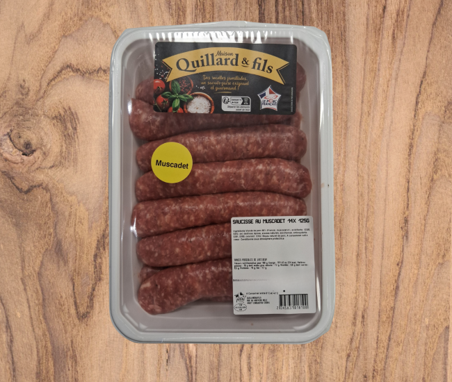  Grosses saucisses muscadet 14x125g