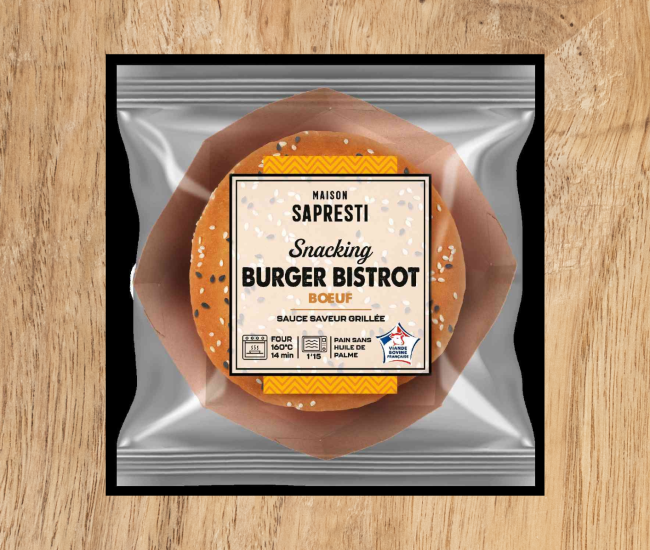 Burger bistrot boeuf 195g