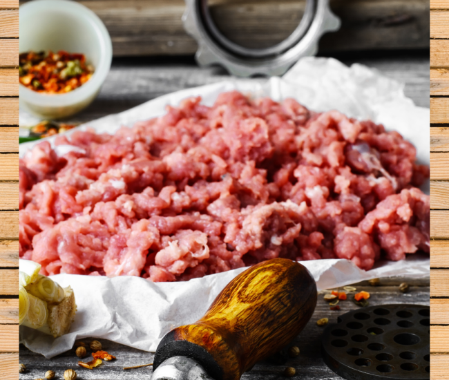 Chair à saucisse 1Kg s/vides