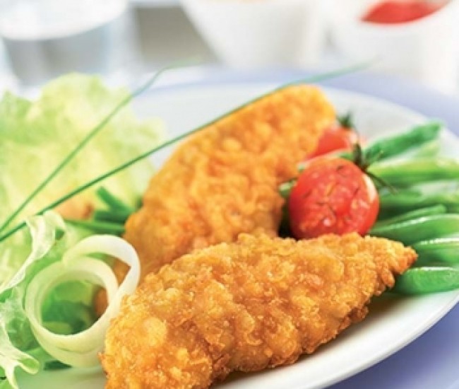 Aiguillette de poulet corn flakes 