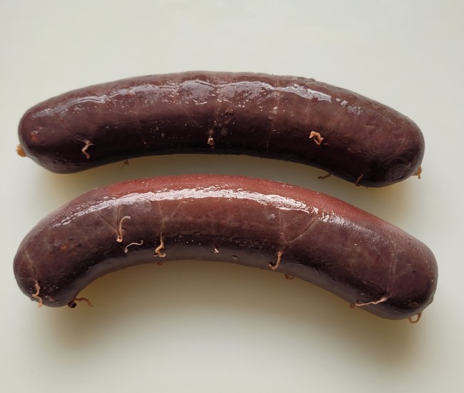 Boudin noir artisanal x2