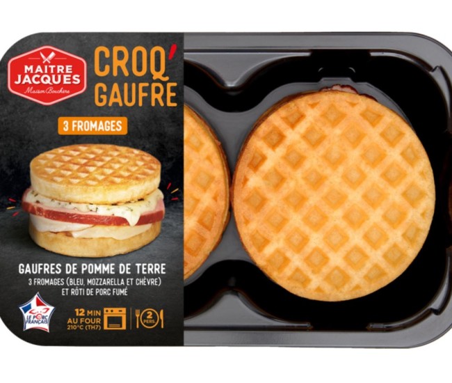 Croq'Gaufre aux 3 fromages X 2 PF VPF.