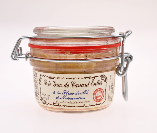 Foie gras de canard entier à la fleur de sel - verrine de 130g