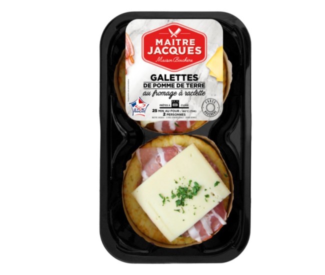 Galettes de pommes de terre au fromage à raclette 2x 140g