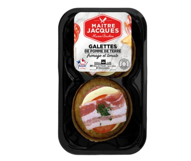 Galettes de pommes de terre fromage et tomate 2x 165g
