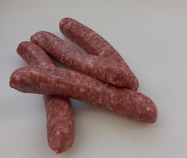 Grosses saucisses natures 125g x 4