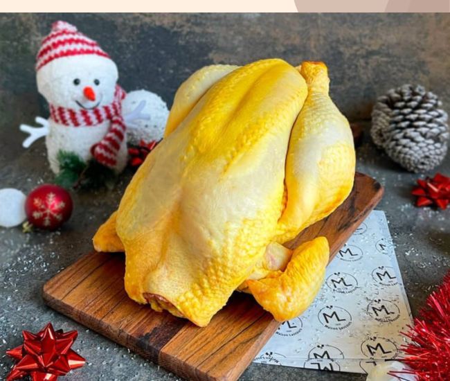 Chapon jaune fermier LR de Challans 