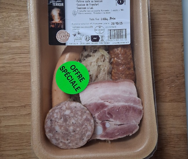 Choucroute 1 part - 400 G