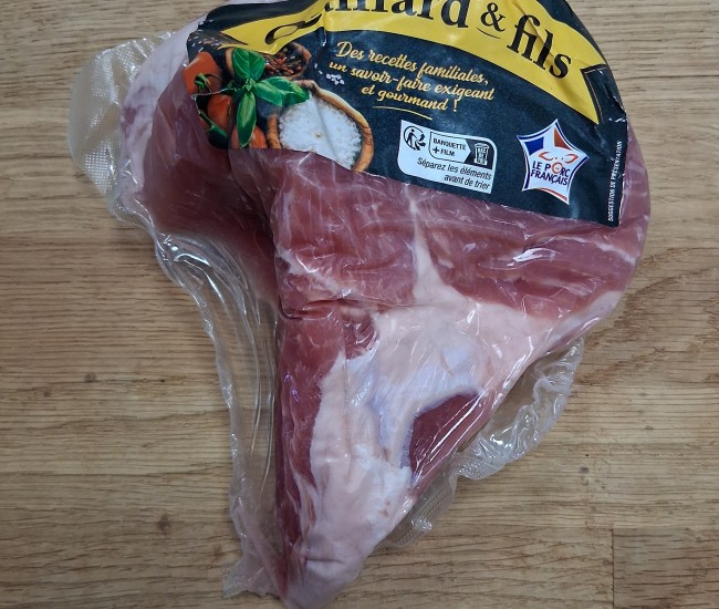 Demi palette de porc demi sel 