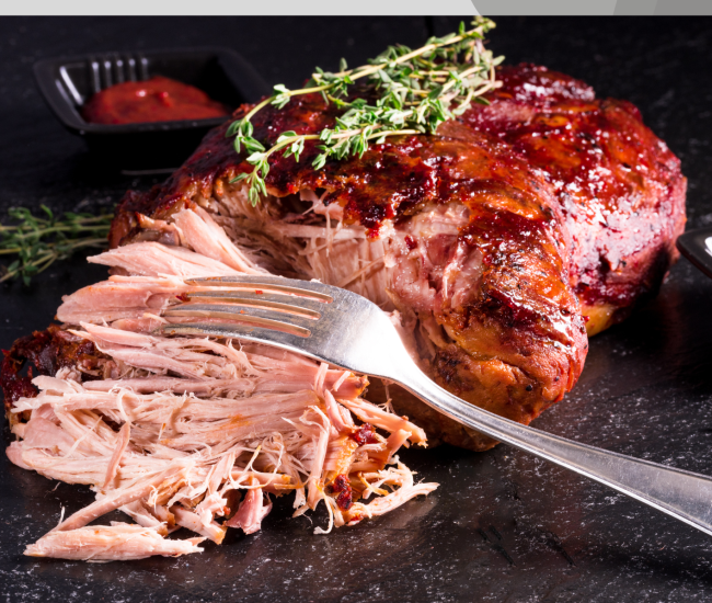 Effiloché de porc Barbecue 