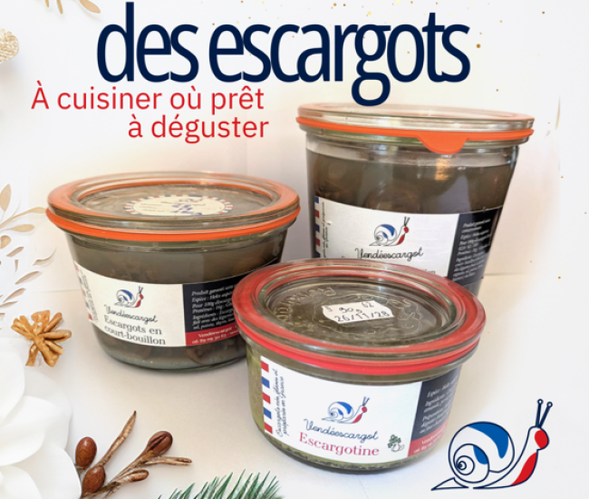 Escargots en court bouillon belle grosseur x36
