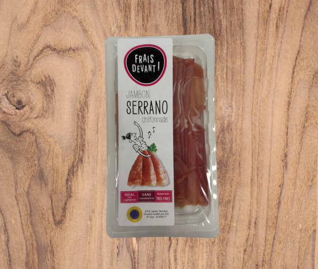 Jambon serrano en chiffonnade 80g