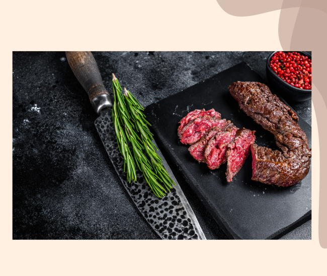 Onglet de boeuf x 2 *** viande bovine