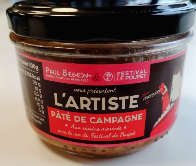 Pâté de campagne - L'artiste ( Aux raisins marinés)
