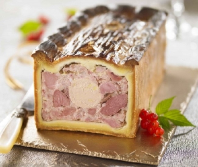 Pâté de filet de canard et foie de canard en croûte
