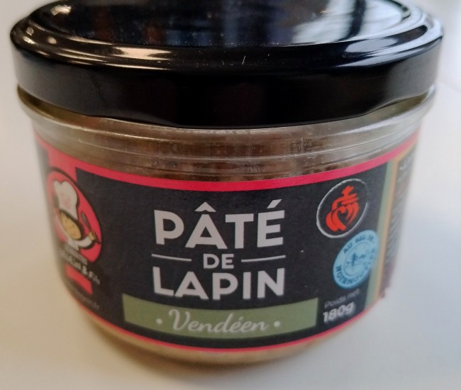 Pâté de lapin Vendéen - 180 g