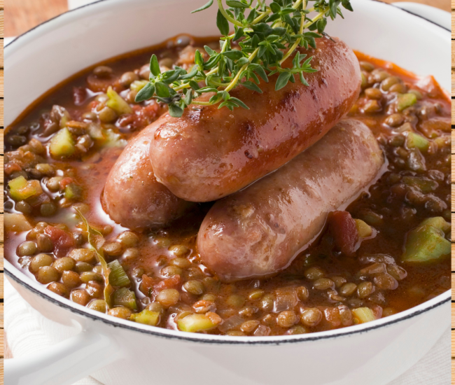 Petit salé aux lentilles - 1 part - 400 G