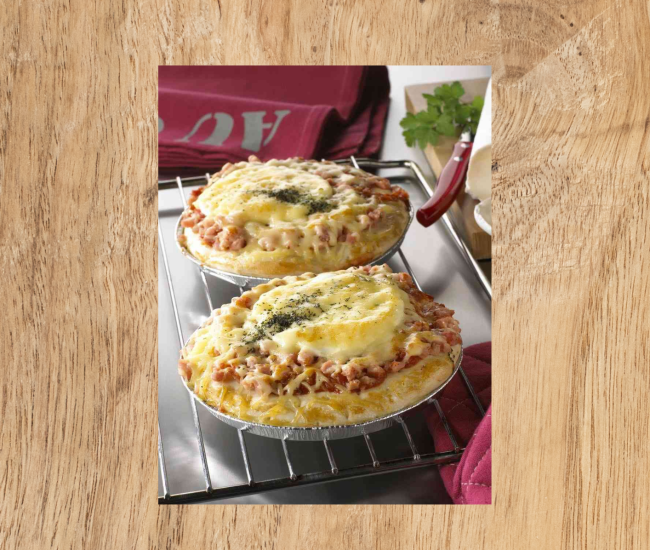 Pizza Jambon et chèvre 4x180g