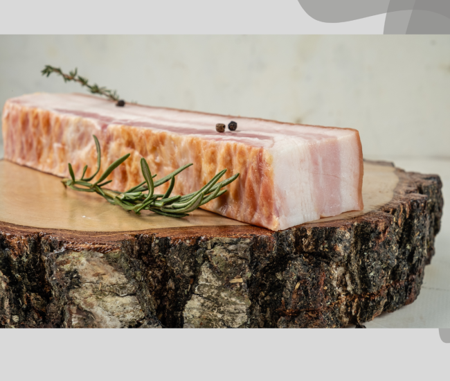 Poitrine de porc non tranchée - environ 300g