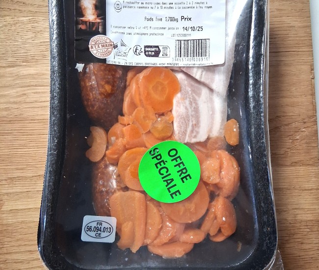 Potée aux légumes - 2 Parts - 700 G