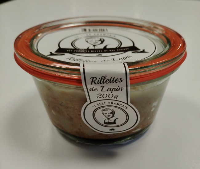 Rillettes de lapin - 200g