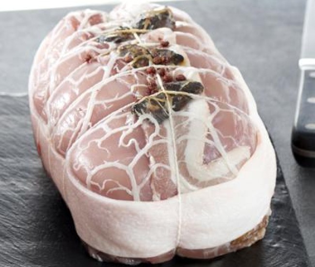 Rôti de Poularde Marrons Raisins x1