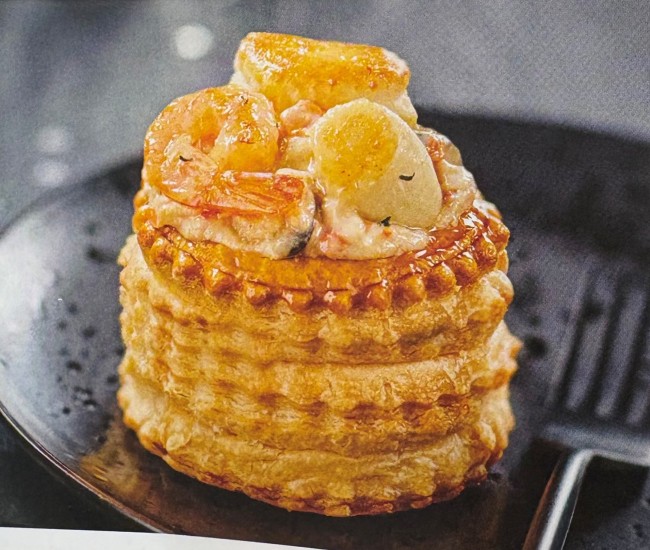 Vol au vent de fruits de mer