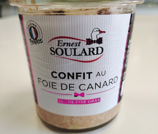 Weck confit au foie de canard- 90 g